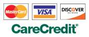 BergerHenry ENT accepts Visa, MasterCard, Check, Cash, and now CareCredit.